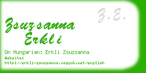 zsuzsanna erkli business card